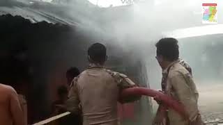 Ngasi thoubal okramda khanghwdana dukan ama mei chkkhre,Thoubal fire service lkpa dei kanhwre÷video