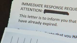 Fake vehicle registration notices causing headaches for some drivers