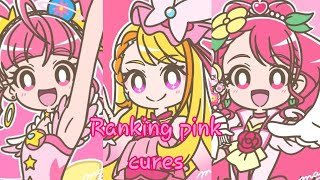 Ranking every pink cure by design 🩷 except for miracle (IMO)