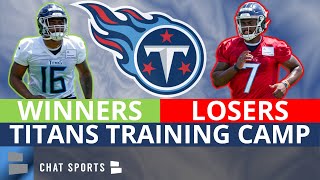 Tennessee Titans Camp Winners & Losers Ft. Treylon Burks, Malik Willis + Elijah Molden Injury News
