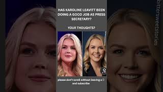 Public weighs in on Karoline Leavitt's job as Press Secretary 🎙️🇺🇸 #presssecretary #karolineleavitt