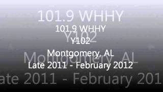 Alabama Rhythmic \u0026 CHR Top 40 Aircheck Samples 2011-2012 Part 1