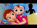 Ten in the Bed (Halloween Edition) | Little Angel Nursery Rhymes & Kids Songs | Bingo and Baby John