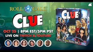 Roll Call: Playing CLUE