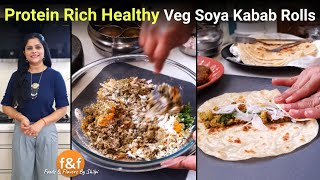 Awesome Veg Kabab Rolls - Healthy \u0026 Super Easy Recipe 😋 Tiffin Box Recipe for Kids, Lunch Box Ideas