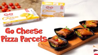 Go Cheese Pizza Parcels | Cheesy Pizza Parcel Recipe | Quick Cheese Recipe