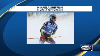 Mikaela Shiffrin, of New Hampshire, sets record
