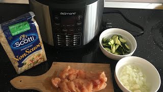 How to make brown rice on Delimano Multicooker pro | Si te gatuajm orizin me tenxheren delimano