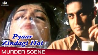 Mohnish Bahl Murder Scene From Pyaar Zindagi Hai प्यार जिंदगी है 2001,Hindi Romantic Thriller Movie