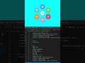 Animated Circle Navigation bar using html css javascript || #shorts