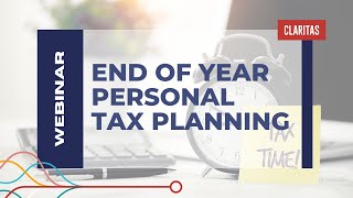 End of Year Personal Tax Planning