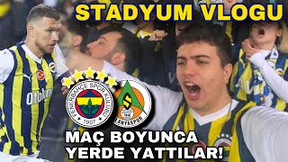 KADIKÖY'DE YİNE PUAN KAYBI // ALANYA YATMAYA GELMİŞ! // Fenerbahçe 2 - 2 Alanyaspor STADYUM VLOGU 4K