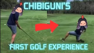 Chibiguni's First Golf Experience⛳