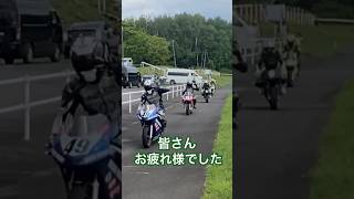 サッポロスポーツランドミニバイクレース2024第2戦レース終了後ピットロード