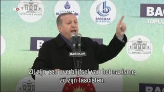 Erdogan: Nederland is fascistisch en nazistisch