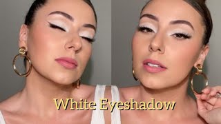 White Eyeshadow Makeup Tutorial  | MAC Eye Shadow Gesso