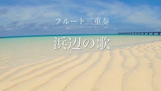 フルート三重奏【浜辺の歌】