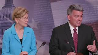 Elizabeth Warren and Cory Gardner introduce bipartisan legislation on marijuana