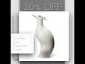 50% off handmade contemporary ceramic animal statues