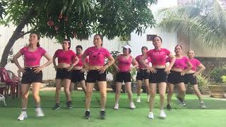 Bà hạnh vlog nhóm thể dục AEROBIC thể dục thẩm mỷ vui khoẻ mổi ngày