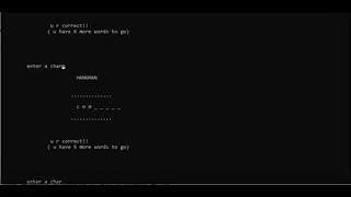 #5. HANGMAN USING C