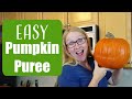 How to Make Your Own Pumpkin Puree-- Better Than Canned Pumpkin!