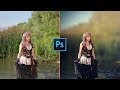 Photoshop cc Tutorial: Fantasy Girl (Dreamy Effects) | Outdoor Portrait EDITING