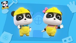 Baby Panda Architect | How to Construct a Big Building | Kids Role Play | BabyBus