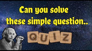 ✅ 3 Simple and amazing Questions to check your concentration Only a Genius Can Answer 😮 | IQ | Quiz