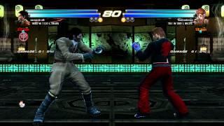 TTT2~ sersamb-08 (Dragunov \u0026 Lars) vs.  TheCrashman (Hwoarang \u0026 Baek) HD