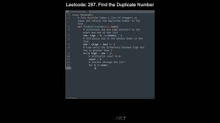 Leetcode 287. Find the Duplicate Number in Python | Python Leetcode | Python Coding Tutorial | ASMR