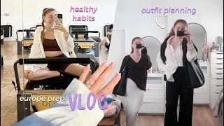 VLOG! prioritizing healthy habits, europe travel essentials from amazon, and outfit planning!!