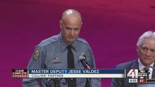 Memorial service for Johnson County deputy killed during vehicle stop