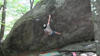 Grayson Highlands Bouldering | True Grit (V5)