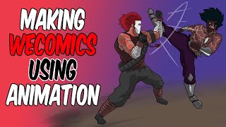 Making Webcomics using Animation