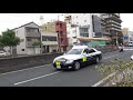 2017年 4k 皇太子殿下車列｢高知市上町｣