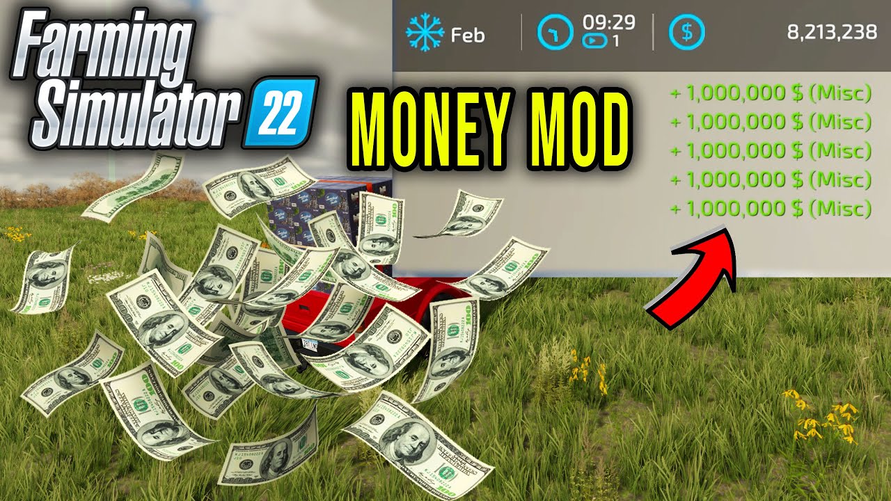 MONEY TOOL - MONEY CHEAT - Farming Simulator 22 Mods #1 | Radex - YouTube