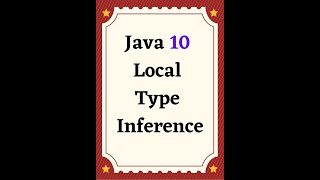 Java 10 Local Type Inference
