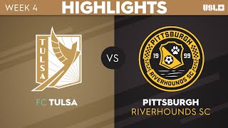 3.28.2023 | FC Tulsa vs. Pittsburgh Riverhounds SC - Game Highlights