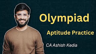 ICAI Commerce Olympiad | Aptitude Practice Session | Odd Man out and Series | 2025 | CA Ashish Kedia