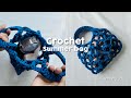 Crochet summer bag / net bag 🧶🎀 | merajut tas jaring