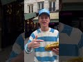 trying the viral steak frites sandwich in paris sandwich steak steaksandwich paris foodreview