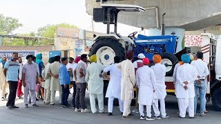 Public Reaction | Gedi  Route on Tractor | Girl reaction 😳 | Hola mohalla 2022