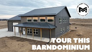 Tour This Barndominium | 3000 sq ft Two Story Barndo | Owner Interview