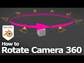 How to rotate camera 360 in Blender