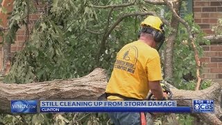 Storm cleanup underway in Sampson County