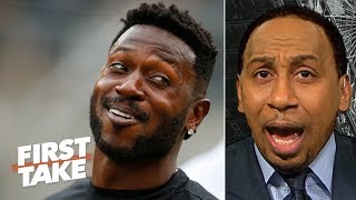 Antonio Brown lowered his trade value by 'opening his mouth' - Stephen A. | Firs