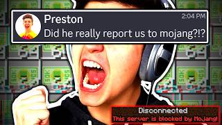 I Finally Reported PrestonPlayz SHADY Minecraft Server...