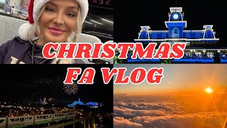 FA VLOG! flying during the holidays, delays, Magic Kingdom fireworks, etc.