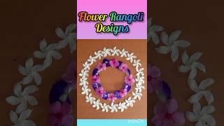 Diwali flower Rangoli designs | easy Flower Rangoli designs for #diwali  decoration #flowersrangoli